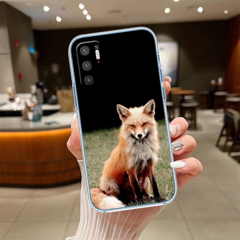 RE31 fox cute Transparent Phone Case for Motorola Moto G40 G04 G05 One Ace Action  Fusion + Plus Hyper Macro Vision Zoom