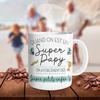 Mug - stc - le mug du super papy - porcelaine - compatible lave-vaisselle - cylindrique