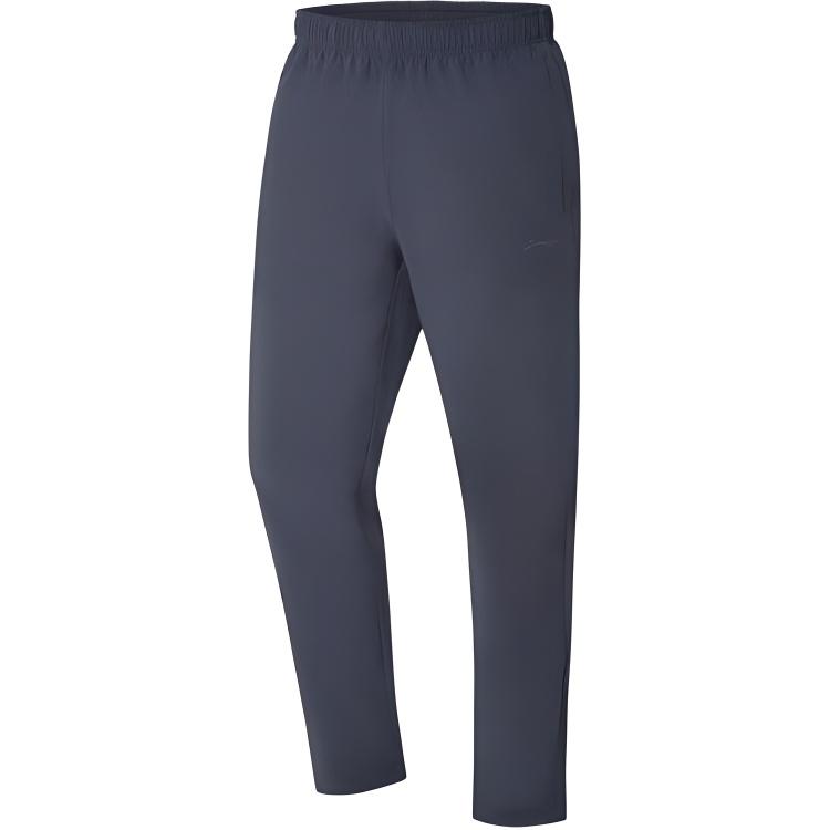 

Li-Ning Breathable Elastic Mid-Waist Straight Casual Pants Men bottoms Earth-Gray AYKV661-2 3XL