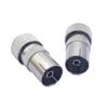 TV Aerials Female Male Port Satellite TV Connectors with Female to Female Antenna Coaxial Couplers Coaxial Adapters Set