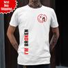 I'm Broken Im OK Mens T Shirt PTSD Invisible Printed Mental Health Awareness Top