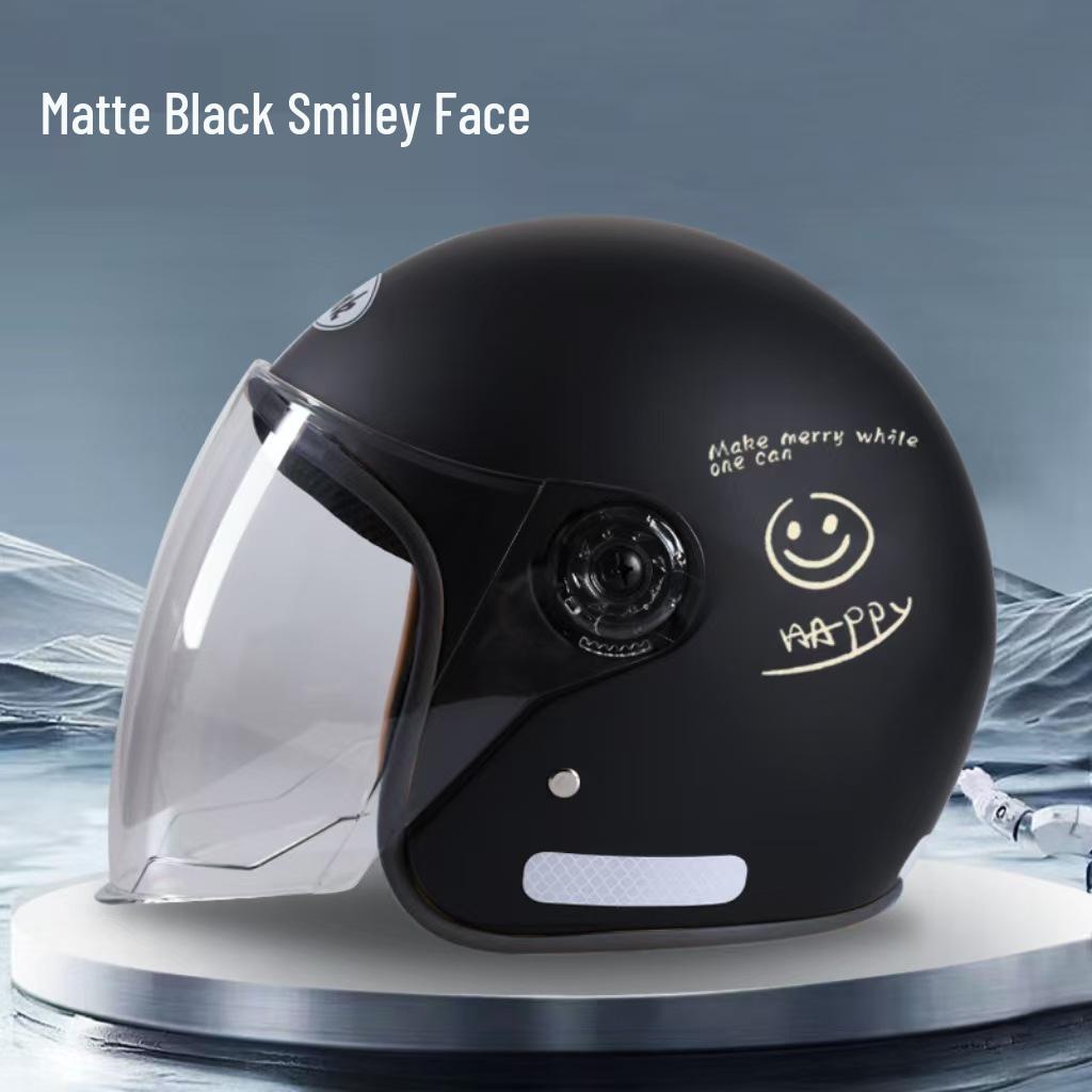 

2025 Trendy Electric Scooter Helmet - Women s Winter Warm, Men s All-Season Motorcycle Half Helmet