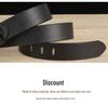 Men's PU Vintage Pin Buckle Leather Belt - Casual & Business Versatile Accessory for Jeans