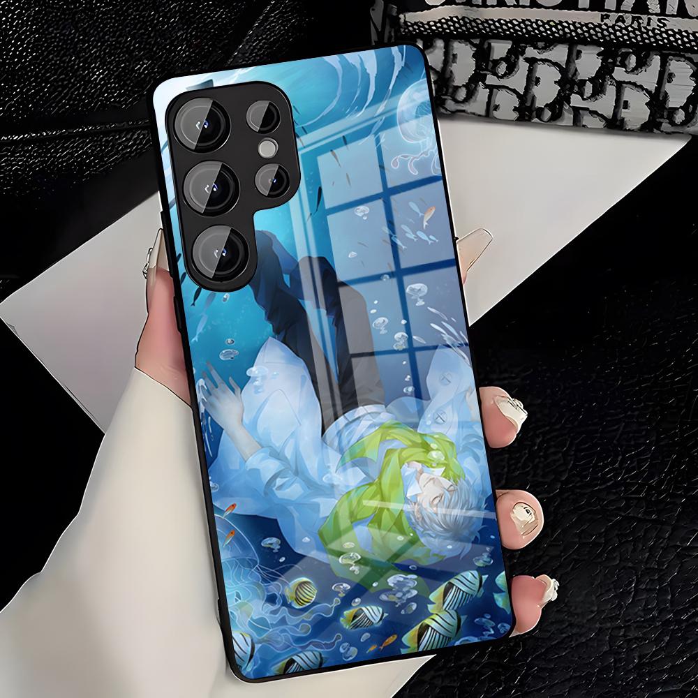 Dramatical Murders Aoba Phone Case For Samsung A25 A13 A33 5G A54 A36 A35 A56 A52 A14 Shockproof Glass Cover