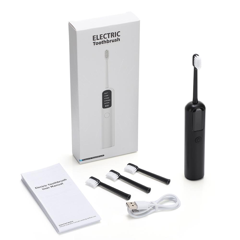 Sweep Vibration Electric Toothbrush Oscillation Electric Adult Toothbrush 5 Modes Replaceable Smart Teeth Cleaning Toothbrush
