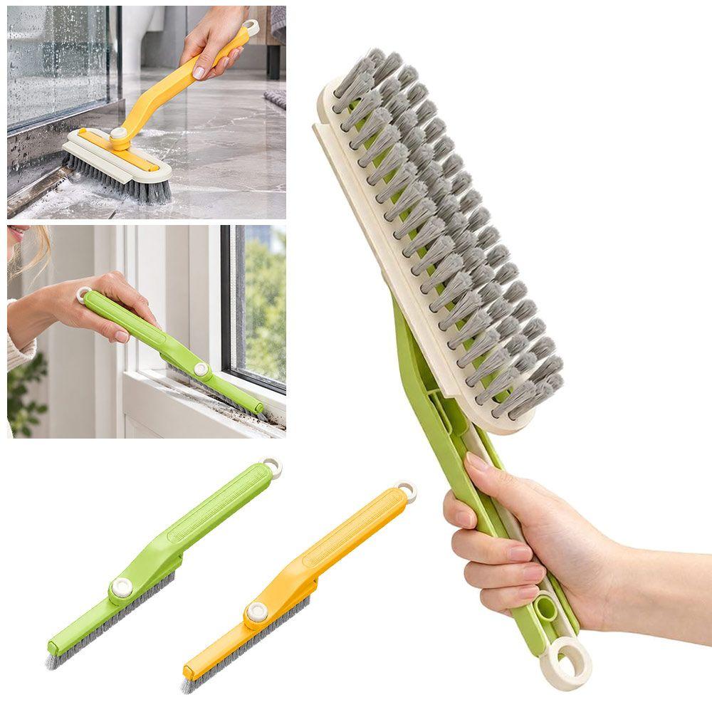 Detachable Crevice Brush 2in1 Toilet Brush New Gap Cleaning Brush Bathroom