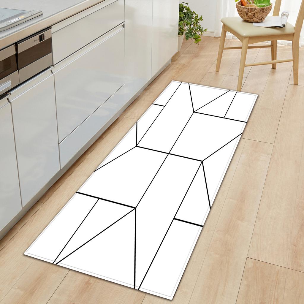 Line Theme Carpet Long Floor Mat Doormat