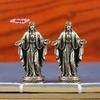 M-Kreativ Grenzüberschreitende Handwerkskunst Kleines Kupferfigürchen Heimdekoration Vintage-Stil Handgefertigte Messing-Götterstatue Schreibtischdekoration