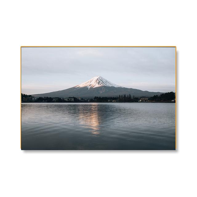 Mount Fuji Snow Mountain Posters and Prints Black and White Nature Landscape Canvas Painting Wall Art Pictures Home Decoration