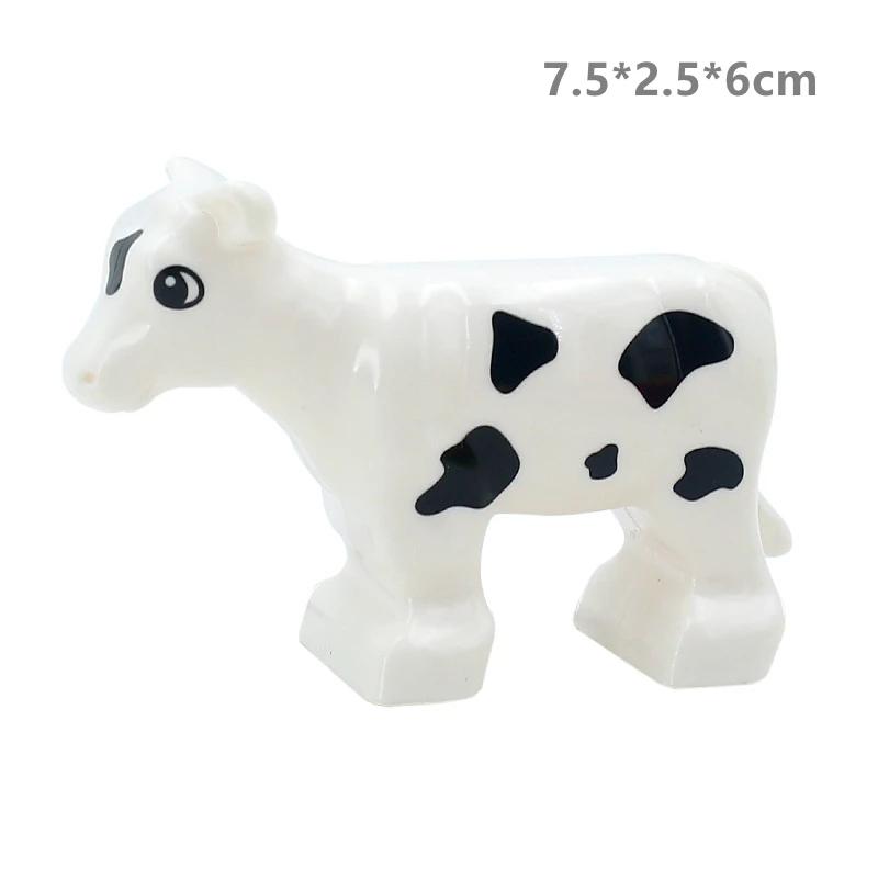 

Крупногабаритные строительные блоки, совместимые с большими фигурками, кирпичи для фермы, ранчо, животные, домашние животные, пони, собаки, дети, сборка, развивающие игрушки