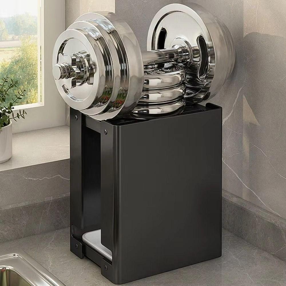 Drain Tray Kitchen Storage Rack Stainless Steel Tool Storage Rack  Countertop Placement