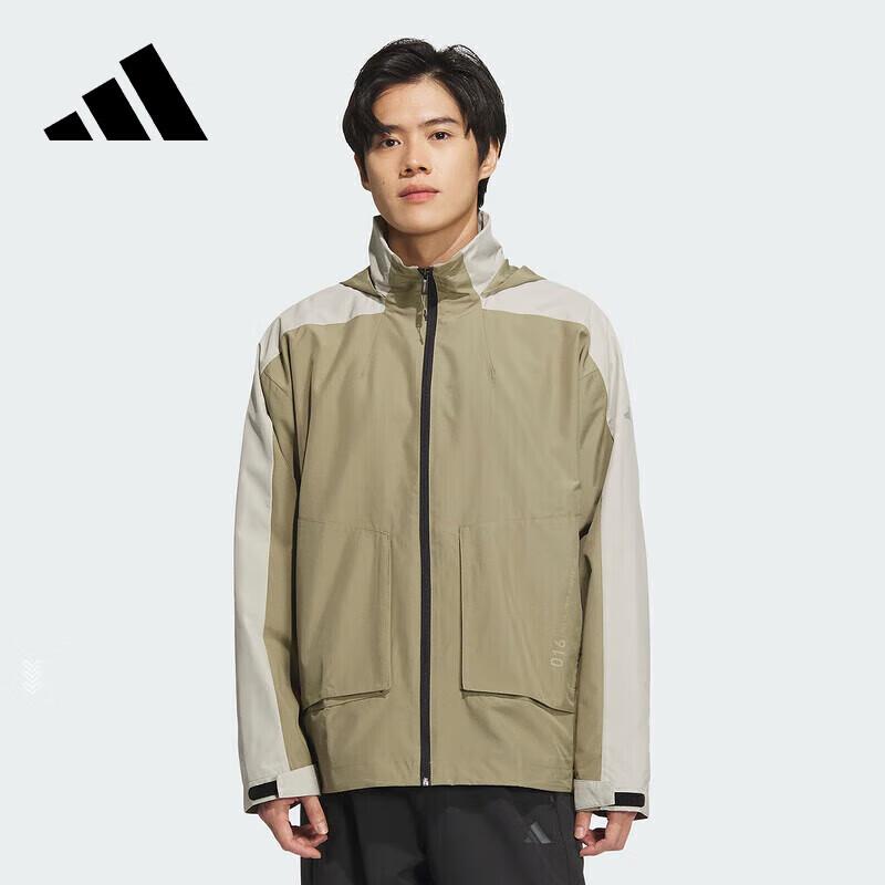 

Adidas Men s Woven Hooded Jacket L