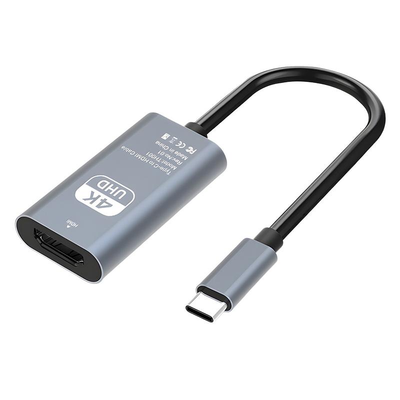 Type C To Hdmi 4K 60Hz Adapter Usb C Usb3.1 Male To Hdtv Female Converter Cable For Laptop Tablet Tv Macbook