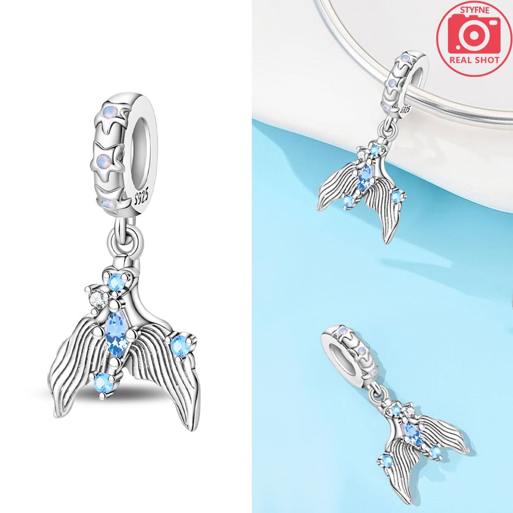 Copper Ocean World Series Sea Blue Turtle Starfish Crab Octopus Charms Bead Fit Bracelet Diy Jewelry Gift