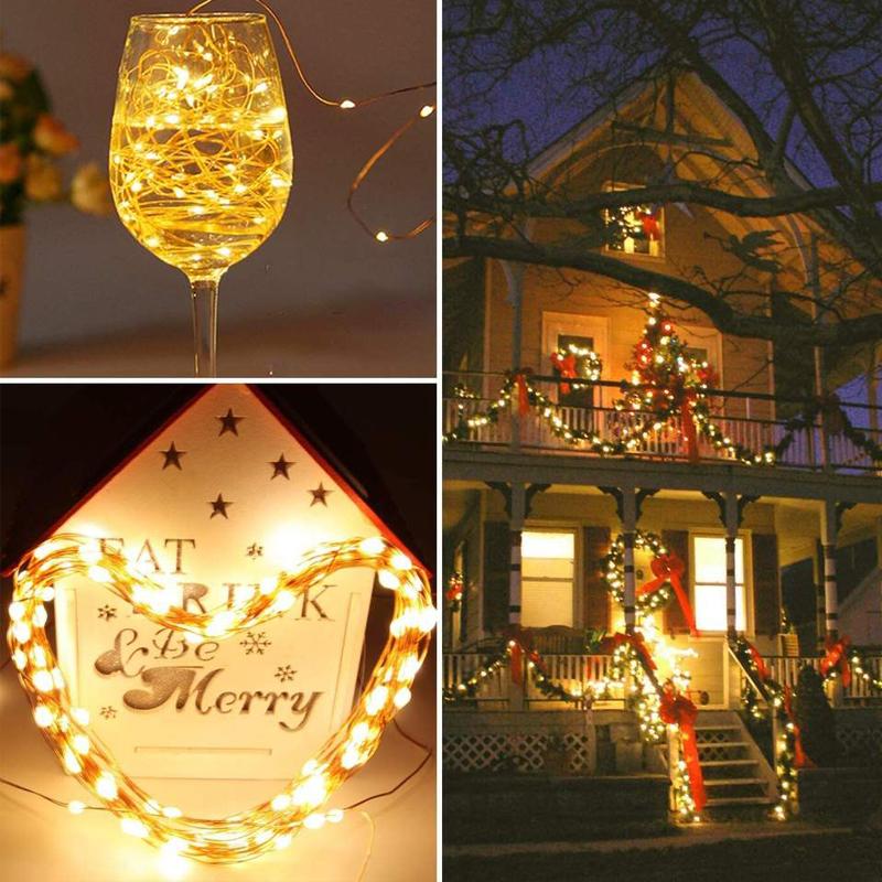 32M/22M/12M/7M Solar Led Light Outdoor Garden Fairy String Light 300 Led Twinkle Waterproof Lamp for Christmas Patio Tree Party
