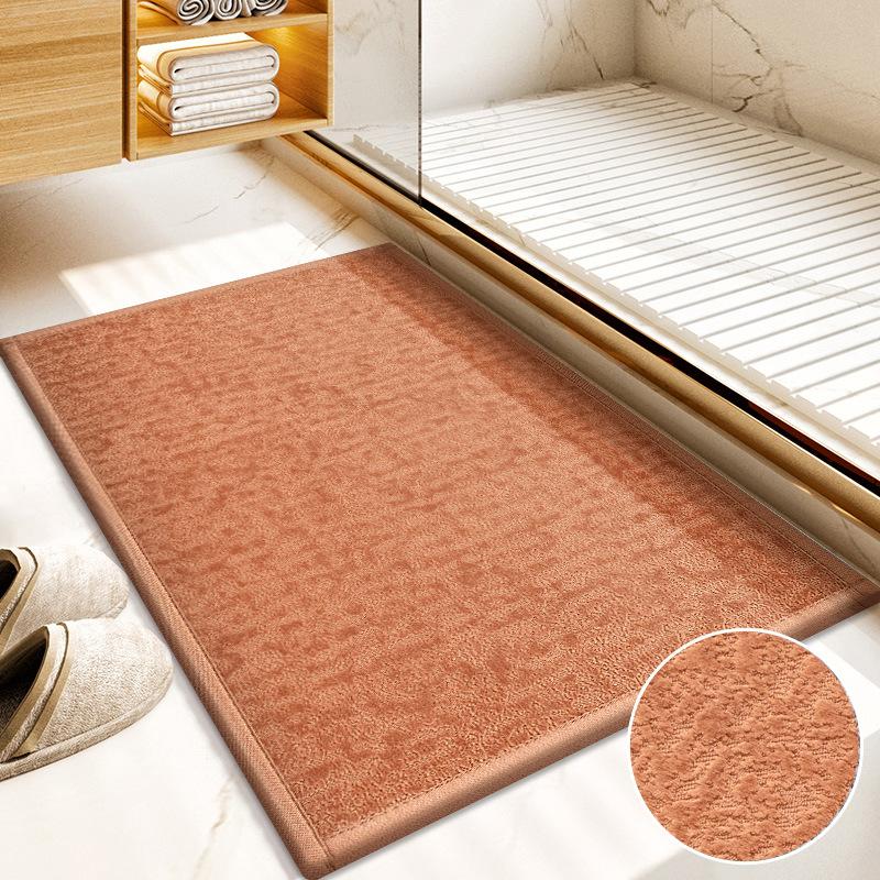 

Коврик для ног с плюшем и трехмерным узором «снежинка», бархатный, впитывающий коврик для ванной, бытовой туалет, нескользящий туалет для душевой комнаты 40*60CM