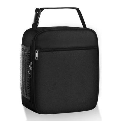 Isolierte Lunchtasche, große Kapazität, Kühltasche, Oxford-Thermobehälter für kalte Speisen, für die Schule, das Büro, Lunchbox, Picknick-Lebensmitteltasche