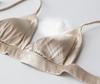 High-Quality Satin Silk French Triangle Cup Bra for Small Busts - Women's Mulberry Silk Summer Lingerie
