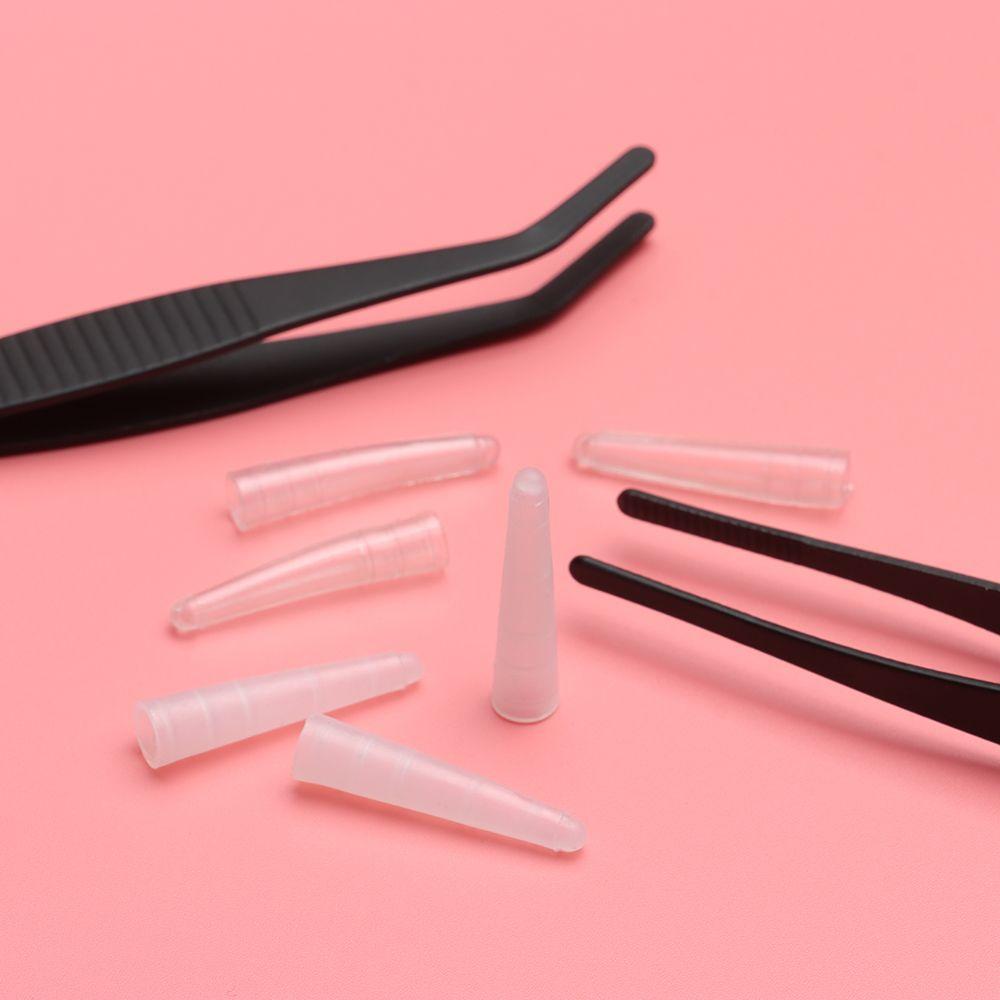 Tools Soft/Hard Tweezers Cover Grafting Eyelashes Tweezers Silicone Covers Tips Protect Cases