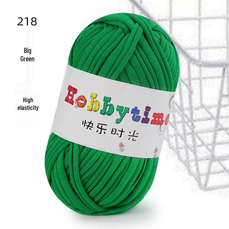 Cloth Strip Yarn DIY Crochet Kit: Handmade Bag, Knitting Material for Cushions, Carpets, and Dolls
