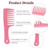 Mini Wide Tooth Portable Care Comb, Travel Compact Detangling Comb for Curly Wavy Long Hair, Wet or Dry, Suitable for Men and Women