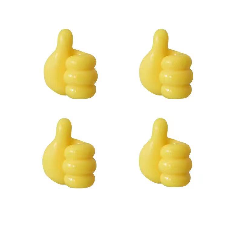 Organiseur de câbles avec crochet pour le pouce – Solution créative, mignonne, adhésive et sans perforation pour le rangement des câbles