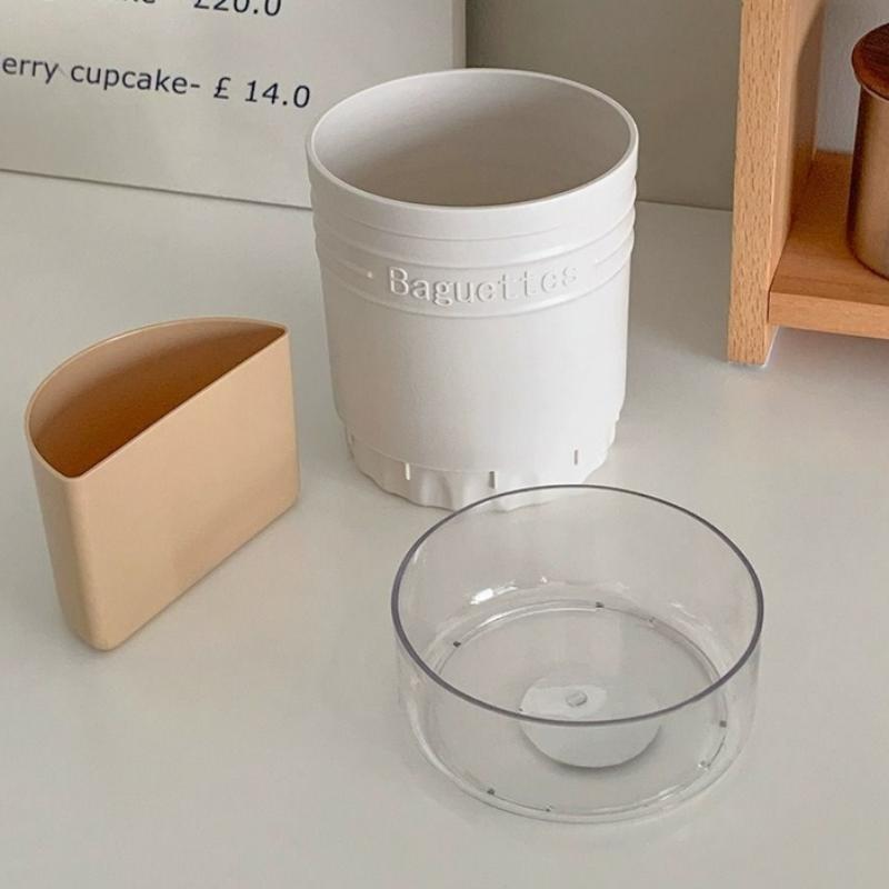 1Pcs Cutlery Storage Holder Plastic Multi Functional Drain Chopstick Tableware Knife Spoon Fork Chopstick Container Kitchen Tool