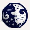 1pc Cat Yin Yang Automatic Open/Close Umbrella, Umbrella with cartoon Design, Portable Compact Umbrella for Men & Women, Good Holiday Gift y