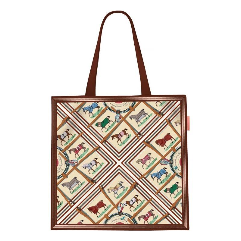 Printed Canvas Bag Women's Hand Bag Large Capacity Student Tutoring Shoulder Bag