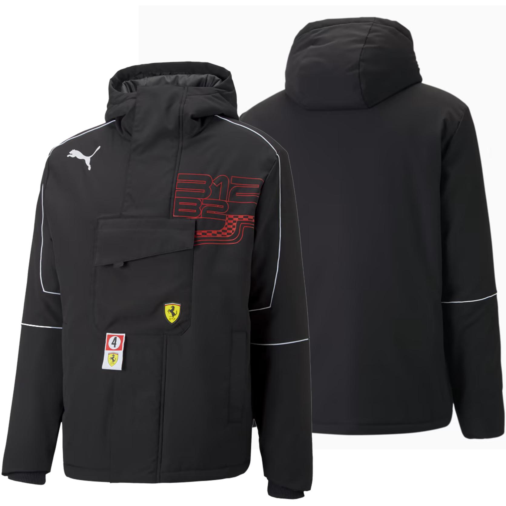 Puma Ferrari Vīriešu Melns Sporta Jaka