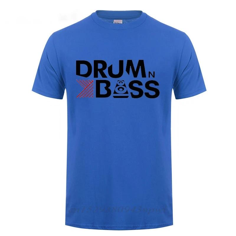 Drum N Bass T-Shirt Funny Birthday Gift For Male Short Sleeve Round Neck Cotton Streetwear Casual T Shirt Summer Tops Tee