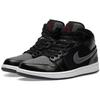 Jordan 1 Mid Premium Winterized Black Grey 852542-001