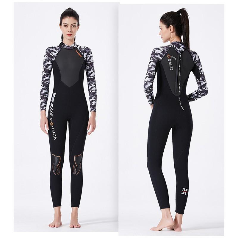 Mens Womens 1.5mm Full-Body Wetsuit Diving Snorkeling Surfing Swimming Warmth Protection Spring Fall Winter Use