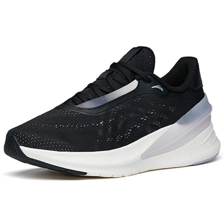 Anta Lightweight Cushioning Low top Running Shoes Women's Black Gray 122215556-1