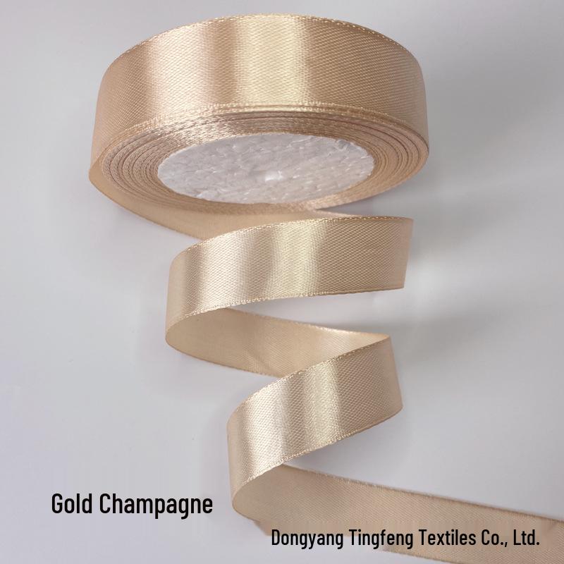 2cm Silk Satin Ribbon for Gift, Cake Decoration, Floral Arrangements, Bows, and Badges.