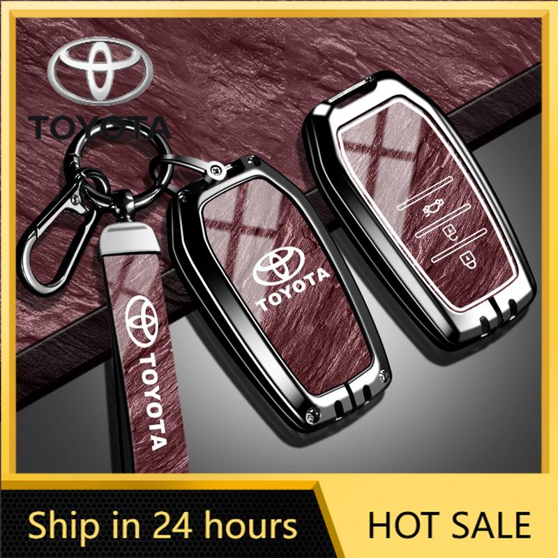 Custodia Cover Guscio Chiave Telecomando Auto Per Toyota RAV4 Corolla C-HR Crown Camry Land Cruiser Prado Yaris Avensis Accessori Protettivi