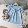 New Korean Style Girls' Short Sleeve Summer Dress with Bag - AXC036