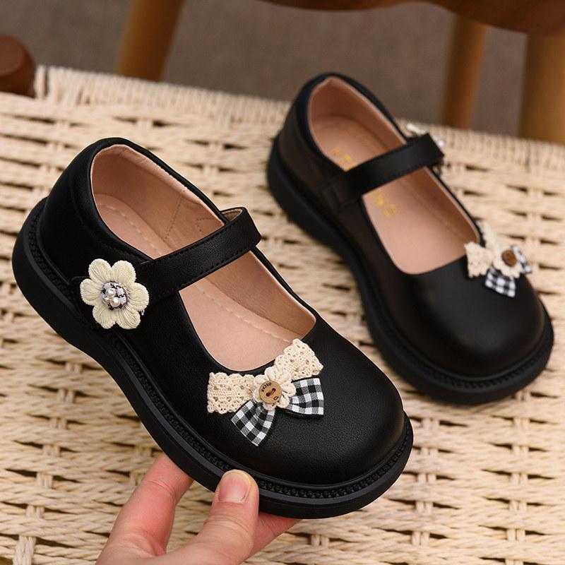Girls' Cute Leather Shoes - Soft Sole, Stylish Spring/Autumn 2026 Edition