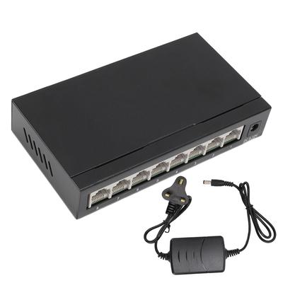Fast Ethernet Switch 8 Ports 10 100 1000Mbps Anti Thunder Auto Negotiation MDI MDIX RJ45 Network