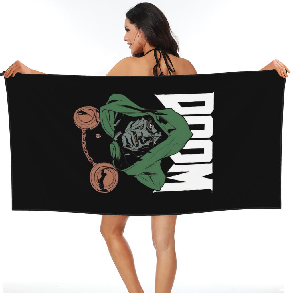 American Rapper MF Doom Mad Villain Music Artist Beach Towel Soft Microfiber Quick Dry Absorbent Quick Towels For Bath