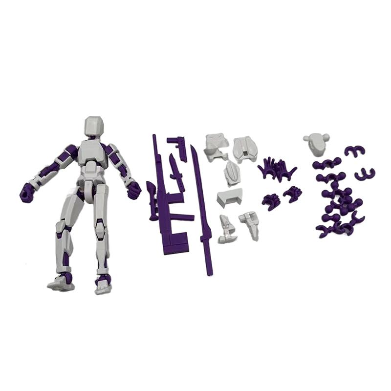 

Багатосуглобовий рухомий робот-трансформер з жіночими аксесуарами 3D-друкований манекен 13 фігурок іграшки діти дорослі A10