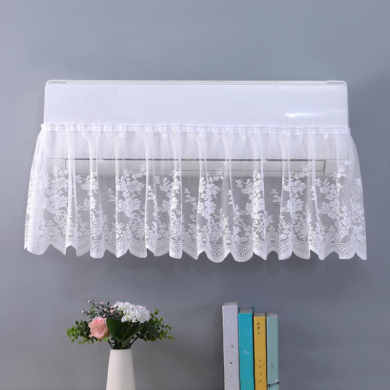 1PC Windshield Curtain Bedroom Air Conditioner Cover Cloth Dust-proof Lace Anti-direct Blowing Air Conditioner Household