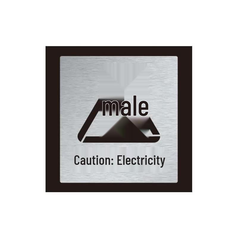 Danger Electric Shock Spray Paint Stencil