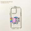 Phone Case For IPhone 17 16 16e 15 14 13 12 11 Mini Pro Max X XR XSMax 7 8 Air Plus Transparent Back Cover Cute N-Nyan Cat Hot