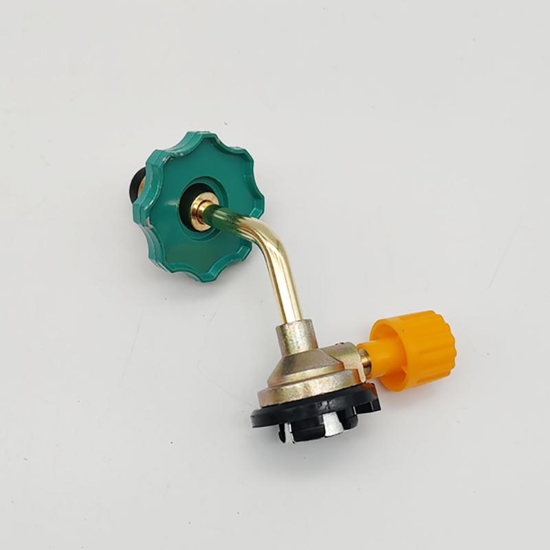 Refillable Cylinder Valves Adapter Refills Direct Safe Connectors for Camping and Outdoor Activity