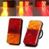 Hot Sale High Quality Tail Lights 146 X 79 X 27mm 10 LED Shockproof 146 x 79 x 27mm 2pcs Black Camper Kit LED Truck