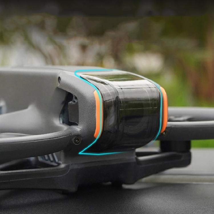 Lens Caps for Avata2 Transparent PC Gimbals Protectors, Secure Locking Camera Guard Protectors
