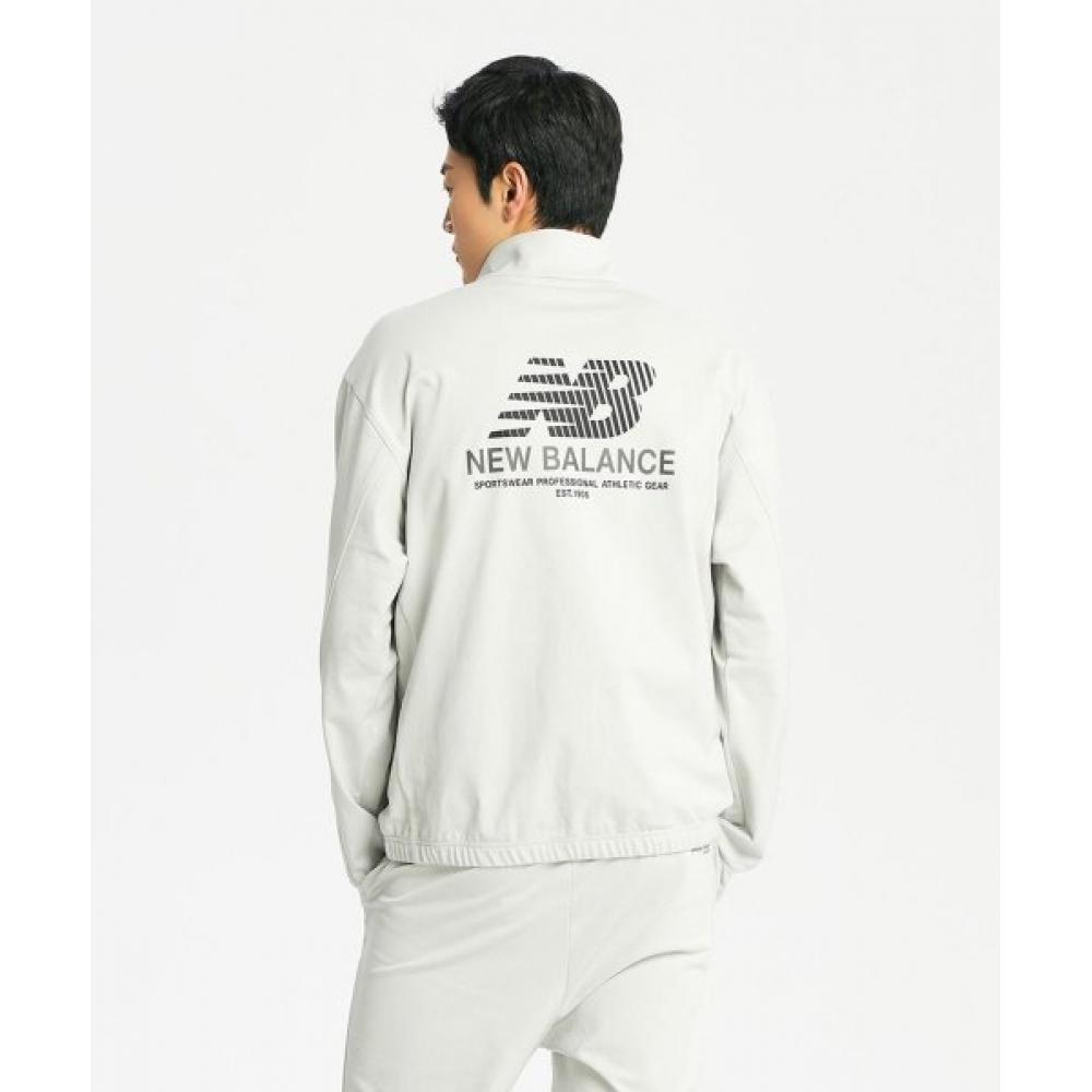 

New Balance Nbmdd32853 Uni 24 7 Running Tricoat Track Jacket Gray (15)GRAY/M(095)