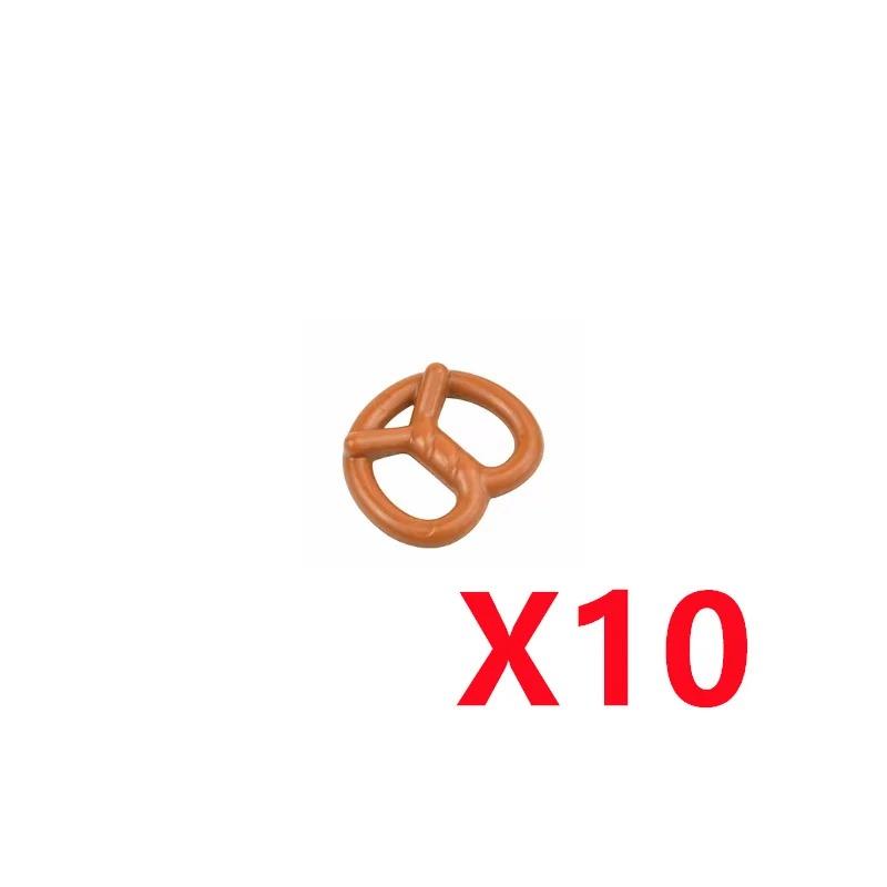 

MOC Городские строительные блоки Игрушка Аксессуары для еды Мини-кирпич Гриб Рыба Яблоко Хот-дог Торт Пицца Куриная ножка Коробка для мороженого K031