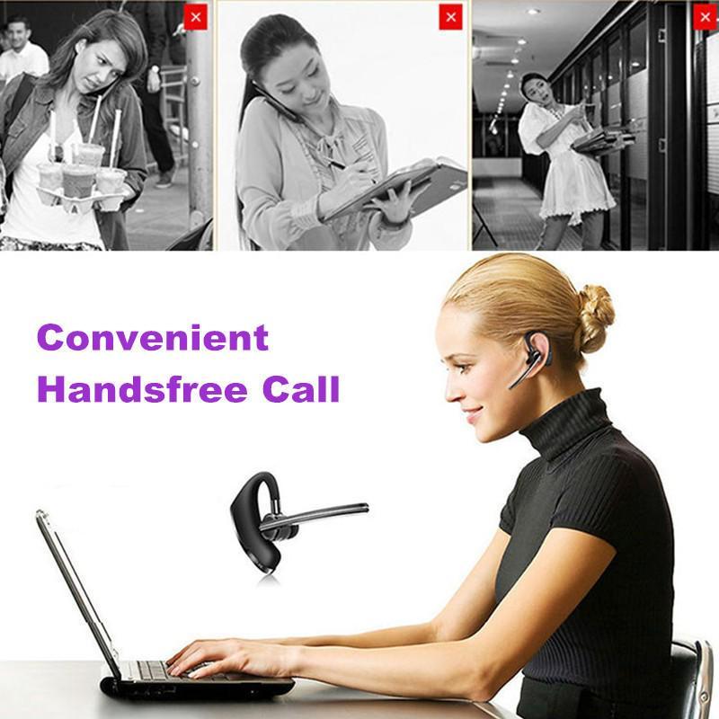 Telefon Görüşmesi ve Spor Kullanımı İçin Mikrofonlu Kablosuz Bluetooth Kulaklık
